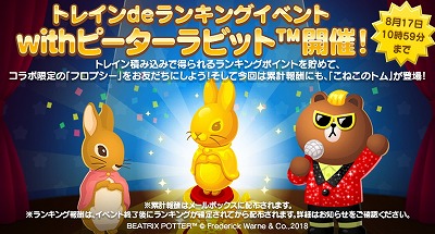 画像ギャラリー No.003のサムネイル画像 / 「LINE ブラウンファーム」，“ピーターラビット”とのコラボが実施