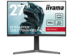 画像ギャラリー No.001のサムネイル画像 / iiyama,165Hz表示対応の27インチフルHD湾曲型ディスプレイを発売