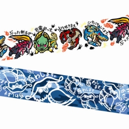 画像ギャラリー No.006のサムネイル画像 / カプコン人気タイトルのマスキングテープ＆缶バッジが登場。B-SIDE LABELのコラボ商品