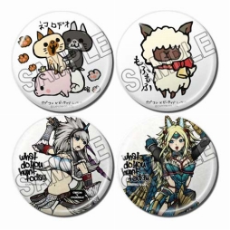 画像ギャラリー No.019のサムネイル画像 / カプコン人気タイトルのマスキングテープ＆缶バッジが登場。B-SIDE LABELのコラボ商品