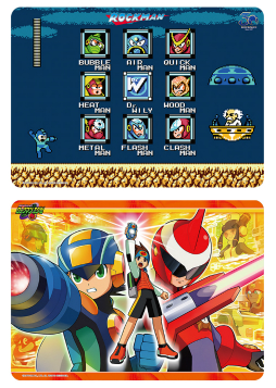 画像ギャラリー No.001のサムネイル画像 / 「ロックマン」「ロックマンエグゼ」のラバーマットが5月26日に発売