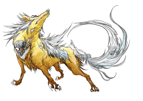 画像ギャラリー No.002のサムネイル画像 / 「GOD WARS 〜時をこえて〜」，竹安佐和記氏がモンスター「大神」を描く動画やTGS 2016のライブペインティング着色版を公開