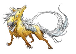 画像ギャラリー No.003のサムネイル画像 / 「GOD WARS 〜時をこえて〜」，竹安佐和記氏がモンスター「大神」を描く動画やTGS 2016のライブペインティング着色版を公開