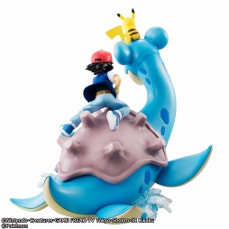 画像ギャラリー No.006のサムネイル画像 / アニメ「ポケモン」から,サトシとピカチュウを乗せたラプラスが立体化