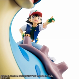 画像ギャラリー No.007のサムネイル画像 / アニメ「ポケモン」から,サトシとピカチュウを乗せたラプラスが立体化