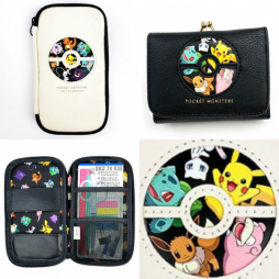 画像ギャラリー No.001のサムネイル画像 / 白と黒を基調にした「ポケモン」のシックなアイテムが発売。ラインナップは財布,パスケースなど5種類
