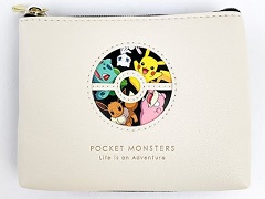 白と黒を基調にした「ポケモン」のシックなアイテムが発売。ラインナップは財布，パスケースなど5種類