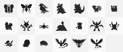 画像ギャラリー No.006のサムネイル画像 / 「ポケモンシャツ」のカスタマイズに“ポケットモンスター 赤・緑”に登場する20種類のポケモンのシルエット刺繍を追加