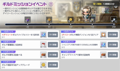 画像ギャラリー No.005のサムネイル画像 / 「メイプルストーリーM」，新イベントの開催やギルド機能の改編などを含むアップデートを実施