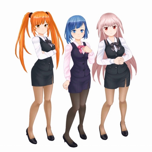 画像ギャラリー No.001のサムネイル画像 / 「絢爛乙女ガールズストライカー」「天衣創聖ストライクガールズ」,新天衣“オフィスレディ”が入手可能な降臨イベント開催