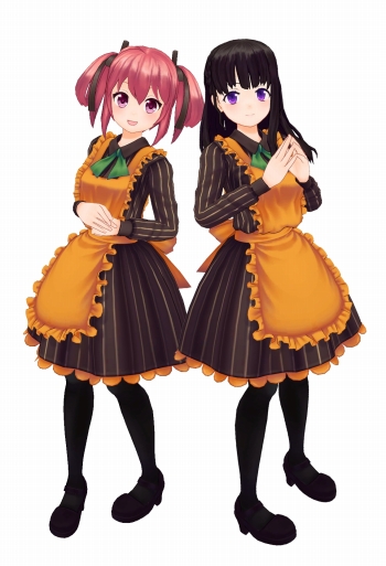 画像ギャラリー No.002のサムネイル画像 / 「天衣創聖ストライクガールズ」&「絢爛乙女ガールズストライカー」にハロウィン限定の降臨クエストが登場
