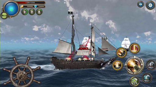 画像ギャラリー No.006のサムネイル画像 / ［G-Star 2015］スマートフォン向け新作「PIRATES LEAGUE」は，25平方km に100人のプレイヤーが集まる“海洋アクションMMORPG”だ