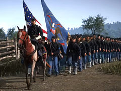 アメリカ南北戦争をテーマにした「War of Rights」，節目となる“アップデート200”で，4年をかけて開発された騎兵システムがついに実装