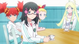 画像ギャラリー No.032のサムネイル画像 / TCGとTVアニメが融合した新プロジェクト「ラクエンロジック」が公開に。異世界の女神と合体する特殊能力者達の戦いを描く
