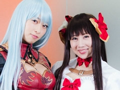 「蒼き革命のヴァルキュリア」“死神”と“歌姫”に扮した倉持由香さん＆吉田早希さんが4Gamer編集部にやってきた！