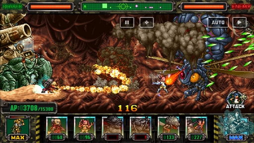 画像ギャラリー No.003のサムネイル画像 / 「METAL SLUG ATTACK」,ギルド専用マップを攻略するイベント「TRY LINE 2nd」を開催