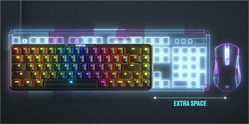 画像ギャラリー No.003のサムネイル画像 / Fnatic Gear製小型英語キーボードに低背キースイッチ採用モデルが登場