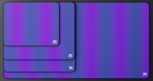 画像ギャラリー No.004のサムネイル画像 / 表面ホロ加工でグラデーションが変化して見える「Fnatic Gear」の布製マウスパッドが国内発売