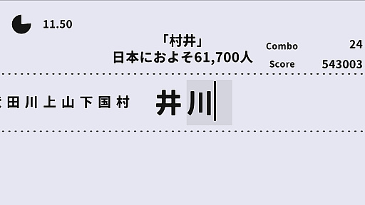 画像ギャラリー No.002のサムネイル画像 / 結のほえほえゲーム演説：第264回「名字しりとりゲーム『名字繋ぎ』攻略方法を伝授しようじゃないか」