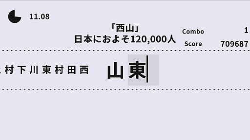 画像ギャラリー No.004のサムネイル画像 / 結のほえほえゲーム演説：第264回「名字しりとりゲーム『名字繋ぎ』攻略方法を伝授しようじゃないか」