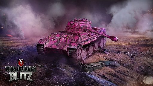 画像ギャラリー No.001のサムネイル画像 / 「World of Tanks Blitz」，期間限定でピンク色の迷彩が登場