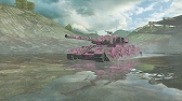 画像ギャラリー No.009のサムネイル画像 / 「World of Tanks Blitz」，期間限定でピンク色の迷彩が登場