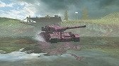 画像ギャラリー No.010のサムネイル画像 / 「World of Tanks Blitz」，期間限定でピンク色の迷彩が登場