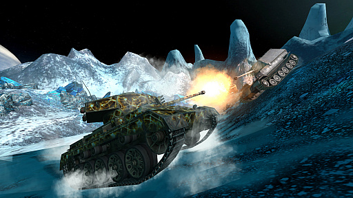 画像ギャラリー No.003のサムネイル画像 / 「World of Tanks Blitz」，低重力下での戦闘が楽しめる“重力”モードが期間限定で再実装。新要素のスラスタが追加