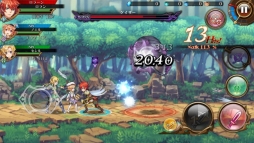 画像ギャラリー No.004のサムネイル画像 / 協力プレイで空中コンボをつなげる,セガゲームスのスマホ向け新作2DアクションRPG「蒼空のリベラシオン」の事前登録受付が開始