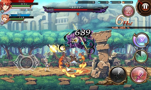 画像ギャラリー No.017のサムネイル画像 / スマホ向けアクションRPG「蒼空のリベラシオン」インタビュー。格ゲーに倣ったアクション性とネトゲライクなコミュニティで「日本人総コアゲーマー化計画」を実現!?