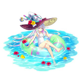 画像ギャラリー No.003のサムネイル画像 / 「蒼空のリベラシオン」，ルティアとフェンテが水着姿になって登場