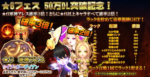 画像ギャラリー No.002のサムネイル画像 / 「クロノスブレイド」,50万DL突破記念キャンペーンを開催