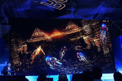 画像ギャラリー No.006のサムネイル画像 / ［TGS 2016］「Rez Infinite」の新規要素“Area X”が世界初公開。グラフィックスはパーティクル主体，システムはフリーフライトへとスタイルを刷新