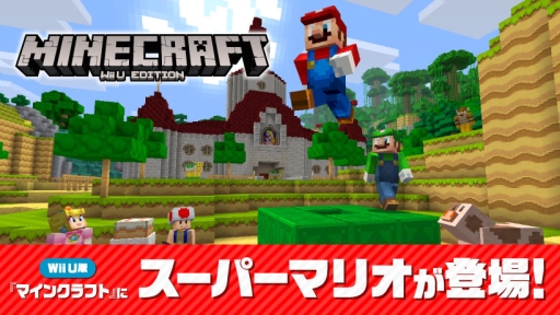 画像ギャラリー No.002のサムネイル画像 / Wii U版「Minecraft」限定の新コンテンツパック「スーパーマリオ マッシュアップパック」が5月18日10：00に無料で配信