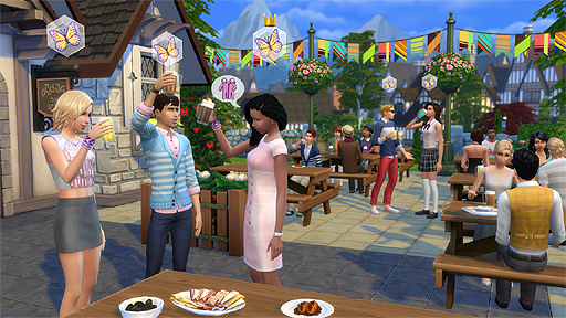 画像ギャラリー No.004のサムネイル画像 / 「The Sims 4」の最新拡張パック「Get Together」が発売。個性的なクラブにシム達を集めてワイワイ楽しもう