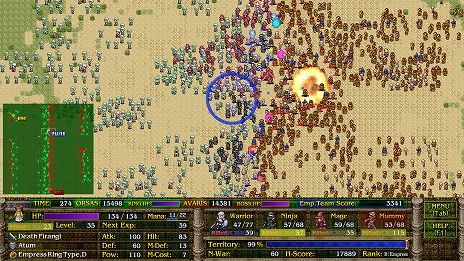 画像ギャラリー No.005のサムネイル画像 / 「Avaris 2: The Return of the Empress」がSteamで12月15日に発売決定。最大3万6000人のドット絵兵士達が一堂に会して戦うストラテジーゲーム