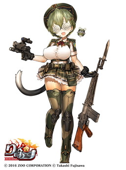 画像ギャラリー No.002のサムネイル画像 / 「りっく☆じあ〜す」のハンゲーム版がサービスイン。新駐屯地娘確保イベントも