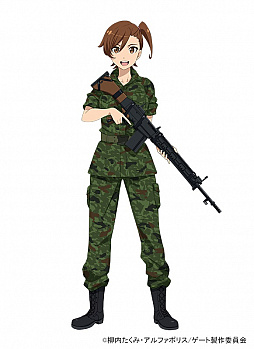 画像ギャラリー No.004のサムネイル画像 / 自衛隊と陸自娘が出会う。「りっく☆じあ〜す」,アニメ「GATE 自衛隊 彼の地にて、斯く戦えり」コラボが本日開始
