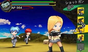 画像ギャラリー No.009のサムネイル画像 / 「暗殺教室 アサシン育成計画!!」のミッションで使える武器などの情報が公開。生徒たちはナイフやミサイル，殺せんせーは触手や分身で戦う