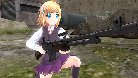 画像ギャラリー No.025のサムネイル画像 / 「バレットガールズ2」，スピーディな戦闘を実現する「パンツ・チラリ・アクション」（PTA）ほか前作からの追加要素が公開に