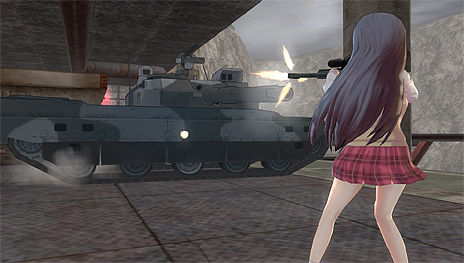 画像ギャラリー No.028のサムネイル画像 / 「バレットガールズ2」，スピーディな戦闘を実現する「パンツ・チラリ・アクション」（PTA）ほか前作からの追加要素が公開に