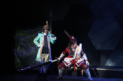 画像ギャラリー No.009のサムネイル画像 / 舞台「“斬劇『戦国BASARA』蒼紅乱世”『蒼』THE PRIDE」のゲネプロをレポート。「『紅』未来への誇り」と対をなすもう1つの物語