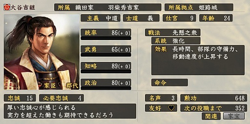 画像ギャラリー No.033のサムネイル画像 / 「黙れ小童！」の室賀正武，“ナレ死”した穴山梅雪らの実力やいかに？　大河ドラマ「真田丸」の登場人物を「信長の野望・創造 戦国立志伝」のパラメータで紹介
