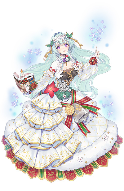 画像ギャラリー No.001のサムネイル画像 / 「グリムノーツ Repage」,女神キュベリエや人魚姫たちがクリスマス衣装で登場。2020年1月には公式番組の配信も