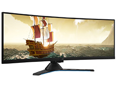Lenovo，43.4インチ3840×1200ドットの144Hz駆動モデルなどゲーマー向けディスプレイ2製品を発表。RTX 20搭載ゲーマー向けノートPCも