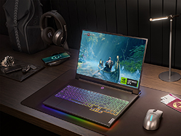 画像ギャラリー No.001のサムネイル画像 / 独自のAIチップで動作を最適化するゲームノートPC「Legion 9i」などをLenovoが発表。CPUは第14世代Coreを採用する