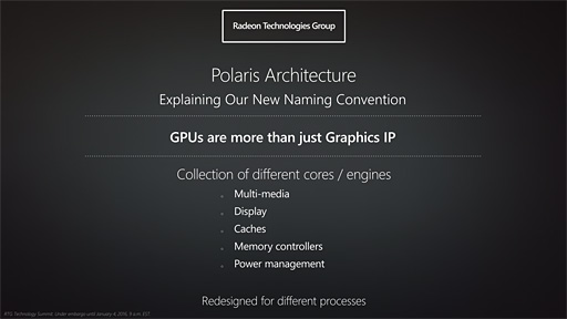画像ギャラリー No.003のサムネイル画像 / AMD,次世代GPUアーキテクチャ「Polaris」を予告。第1弾製品は2016年半ばの市場投入予定