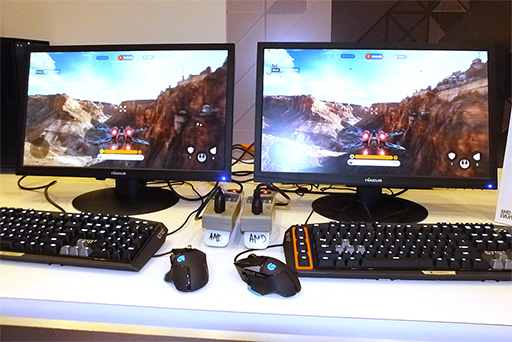 画像ギャラリー No.003のサムネイル画像 / ［CES 2016］AMDが次世代GPUアーキテクチャ「Polaris」の実動デモを披露。第1弾製品の登場は2016年春か