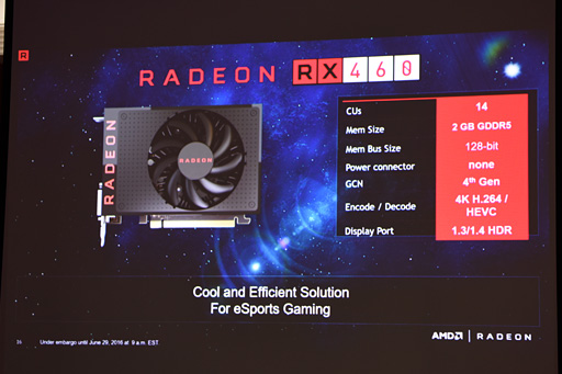 画像ギャラリー No.028のサムネイル画像 / まだ見ぬRadeon RX 400シリーズのGPUが存在する？ AMD，Polaris関連の新情報と，パートナー各社のオリジナルRX 480カードを披露