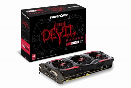 画像ギャラリー No.001のサムネイル画像 / PowerColorから3連ファン装備のOC仕様RX 480搭載カードが登場